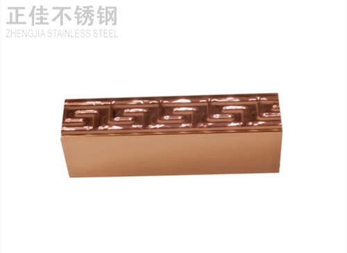 304LEDONG.COM-乐动(中国)方管玫瑰金花纹